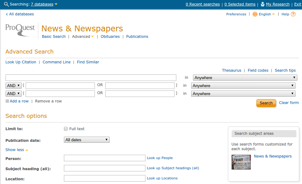 Advanced Search News Newspapers ProQuest.png
