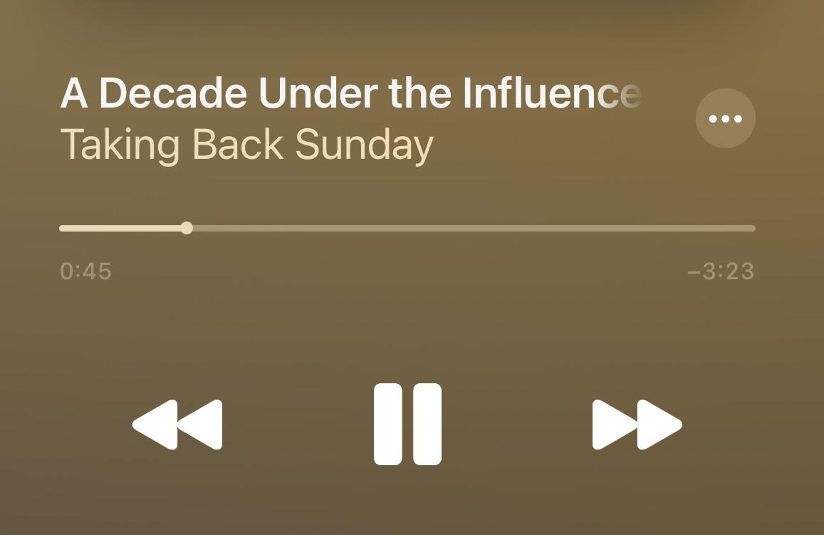 "A Decade Under the Influence" - Taking Back Sunday