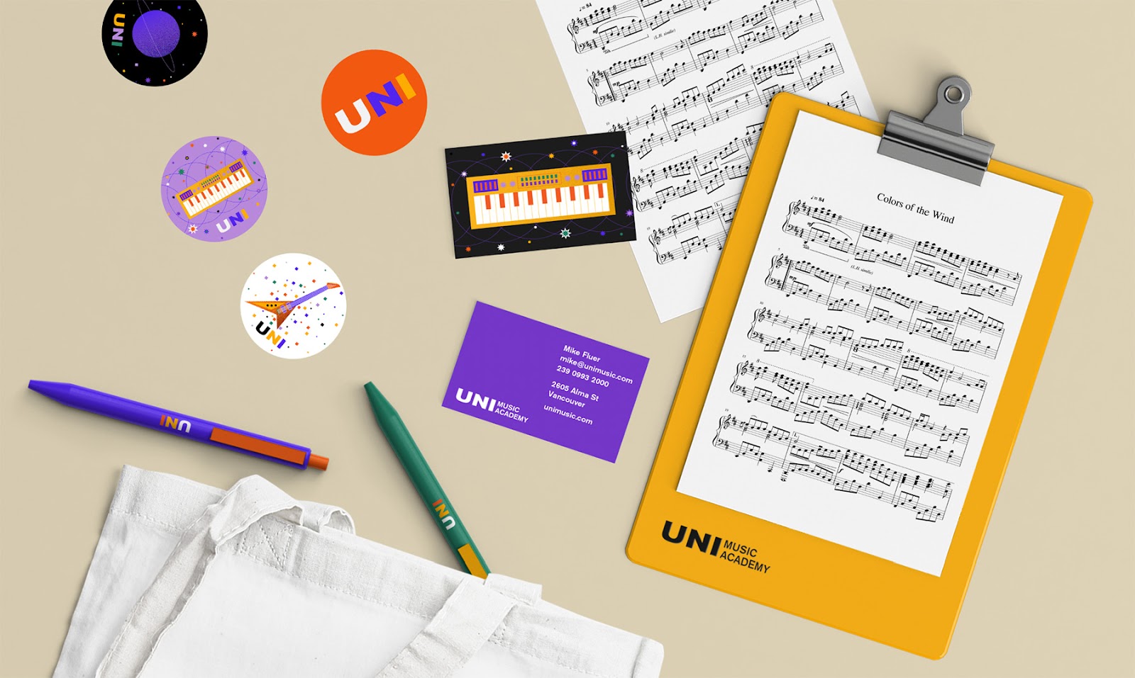 uni-music-school-stationary