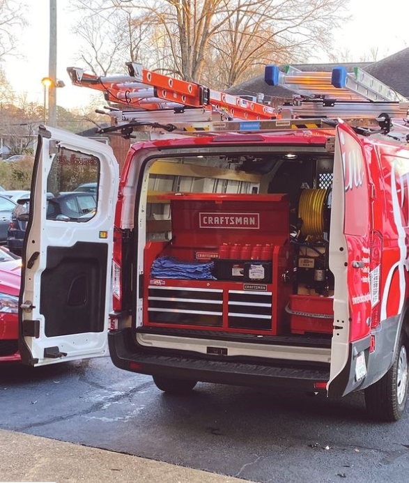 shine cleaning van