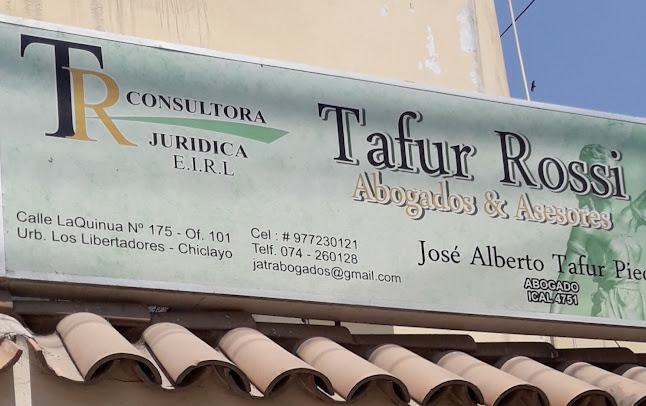 Opiniones de Tafur Rossi en Chiclayo - Abogado