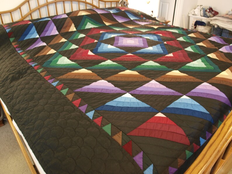 Sunshine and Shadows Amish Quilt