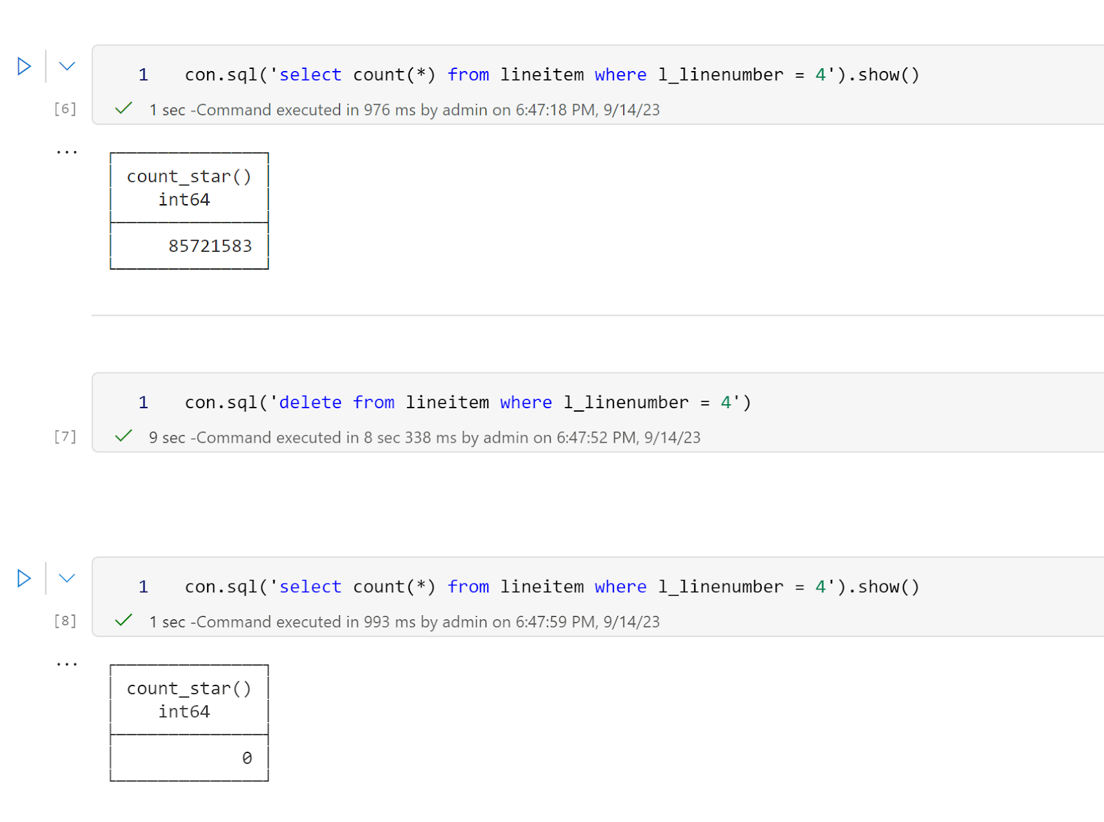 Fabric notebook virtual filesystem small data and self service