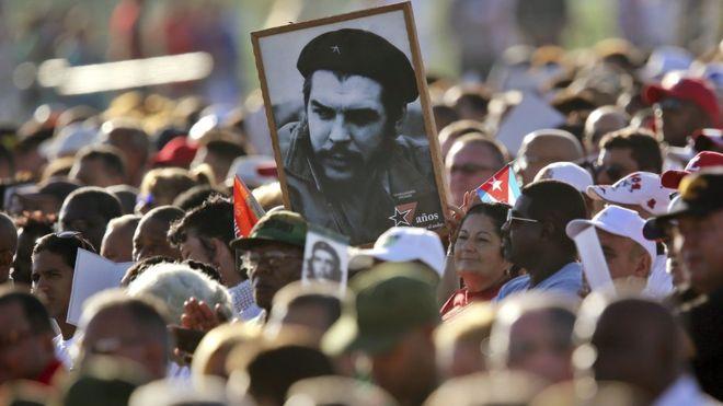 古巴民眾紀念切·格瓦拉去世50週年