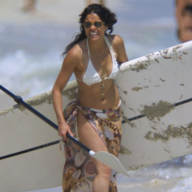 Michelle with Paddle Board