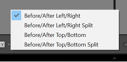How to see before and afters in lightroom