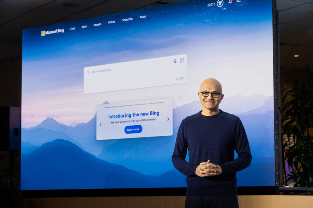 Satya Nadella Bing AI