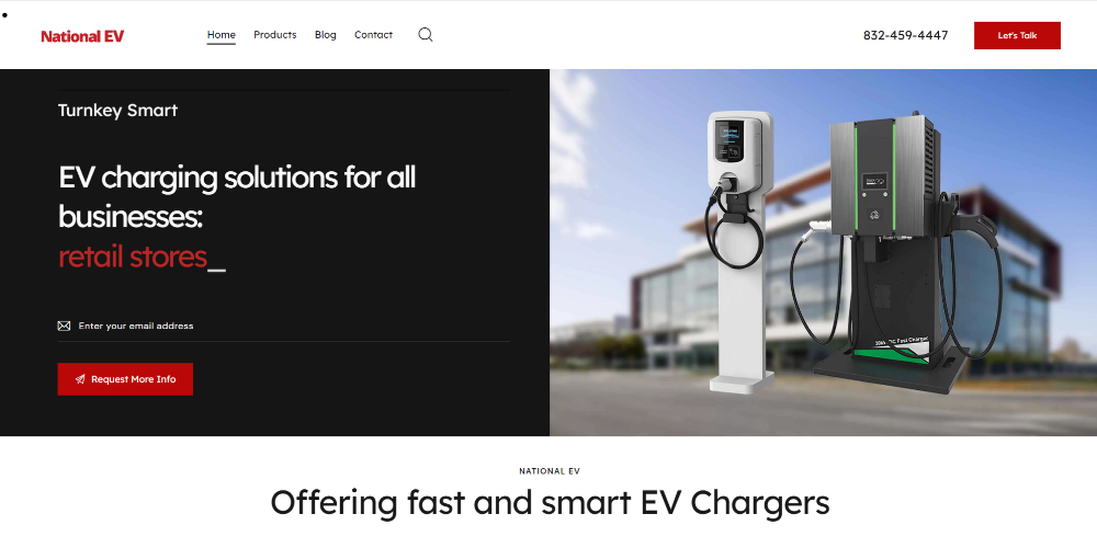 National EV Smart EV charging company