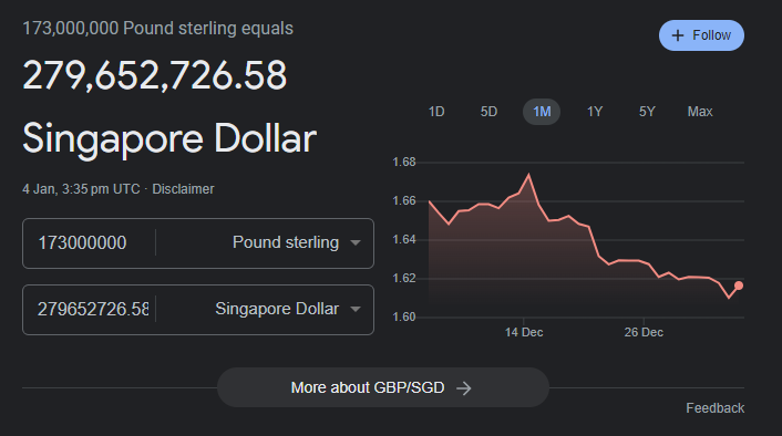 pounds to sgd conversion