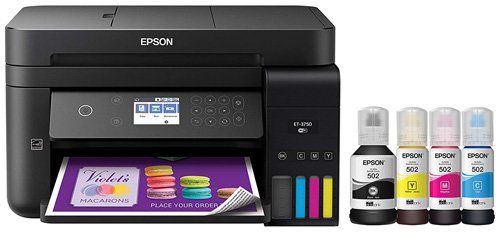 ink tank printer - Epson WorkForce ET-3750 EcoTank