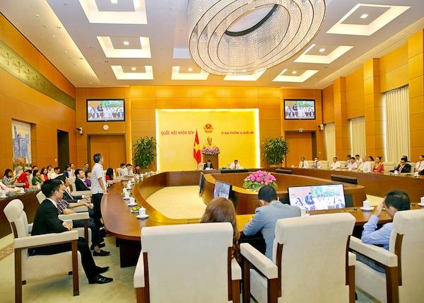 Toàn cảnh buổi tiếp kiến 