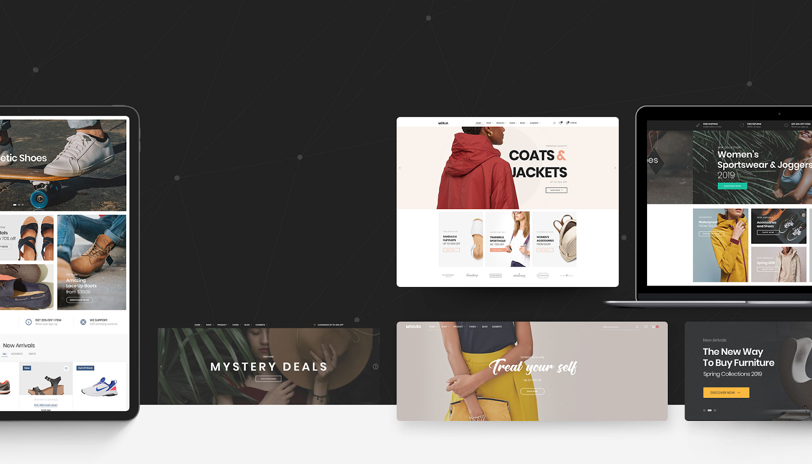 Watches magento theme molla