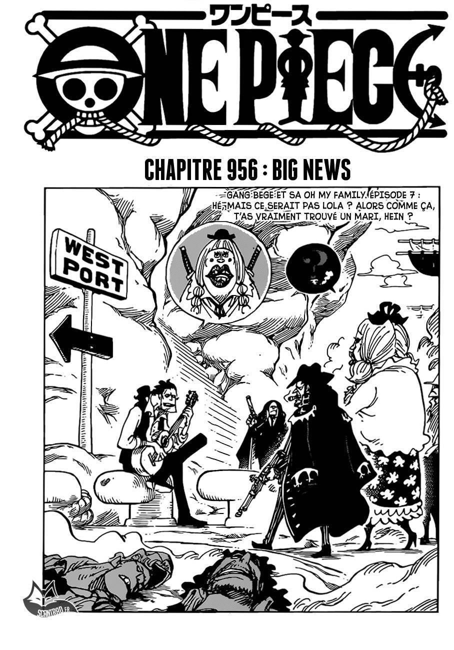 One Piece Chapitre 956 - Page 1