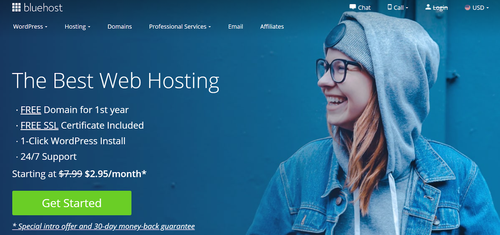Bluehost hosting service