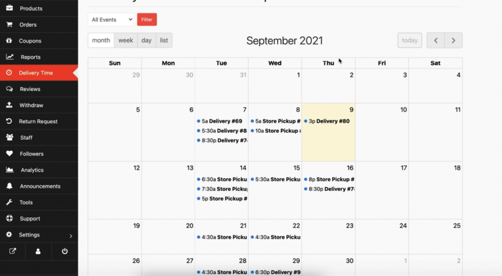 this is a screenshot of calendar