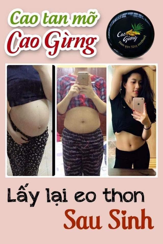 Giải pháp “đánh bay” mỡ thừa hiệu quả chỉ 5 phút mỗi ngày với Cao gừng tan mỡ