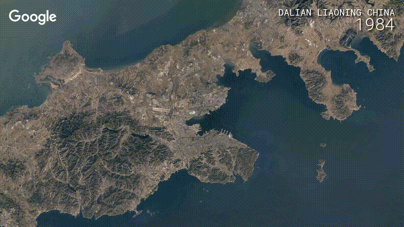 Timelapse-Aufnahme von Dalian Liaoning, China