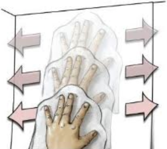 Step 5 on how to put up wall26 wall mural