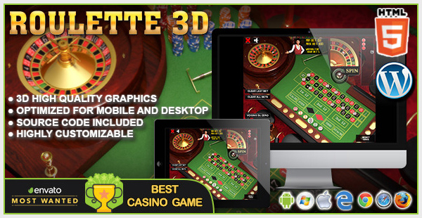 3D Roulette - HTML5 Casino Game