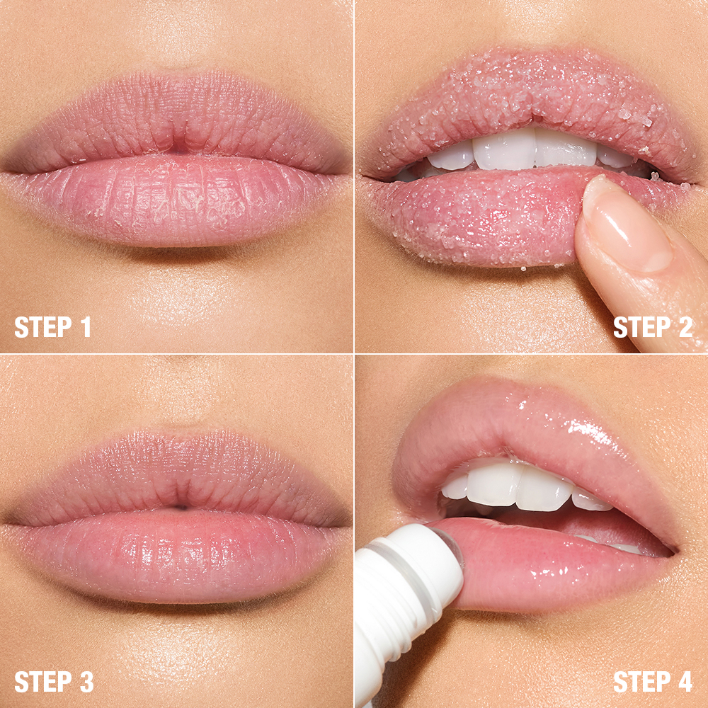 Lips scrubs are applied in a gentle circular motion and then washed off after 1-2 minutes.