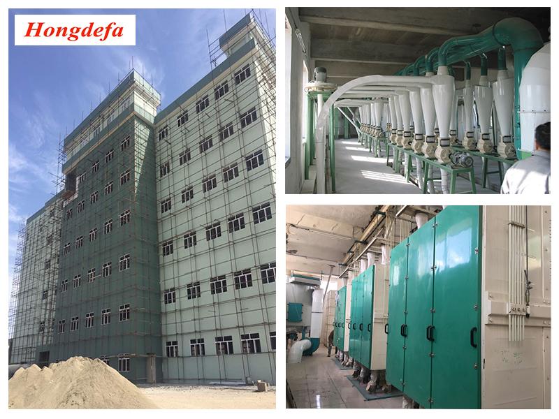 300T flour milling machine project in 