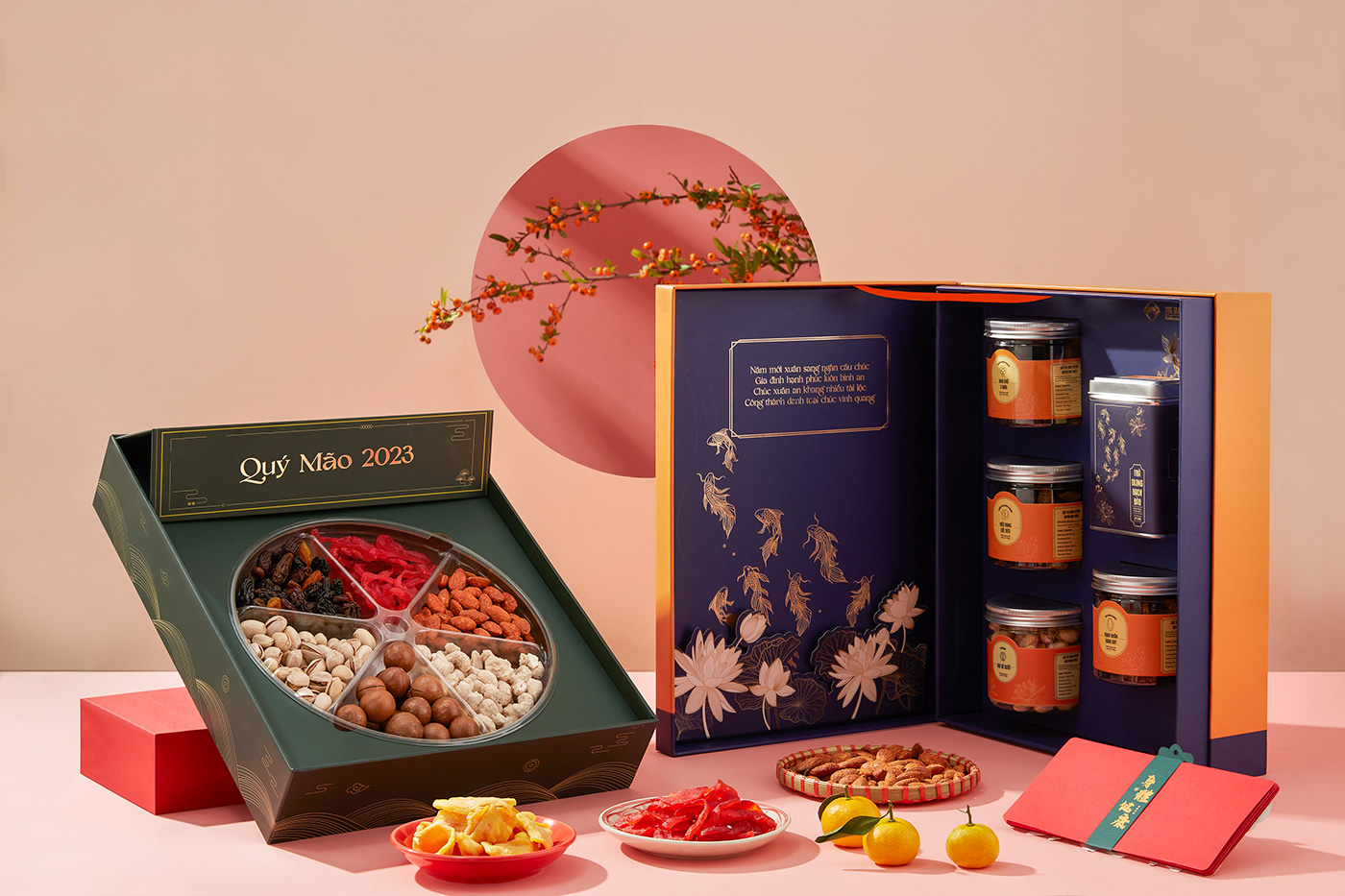 2023 design gift Lunar New Year new year Packaging packahing design product design  qu tt tet