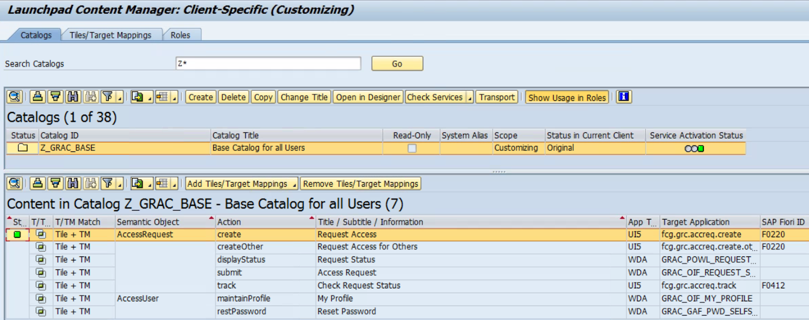 SAP Launchpad Content Manager