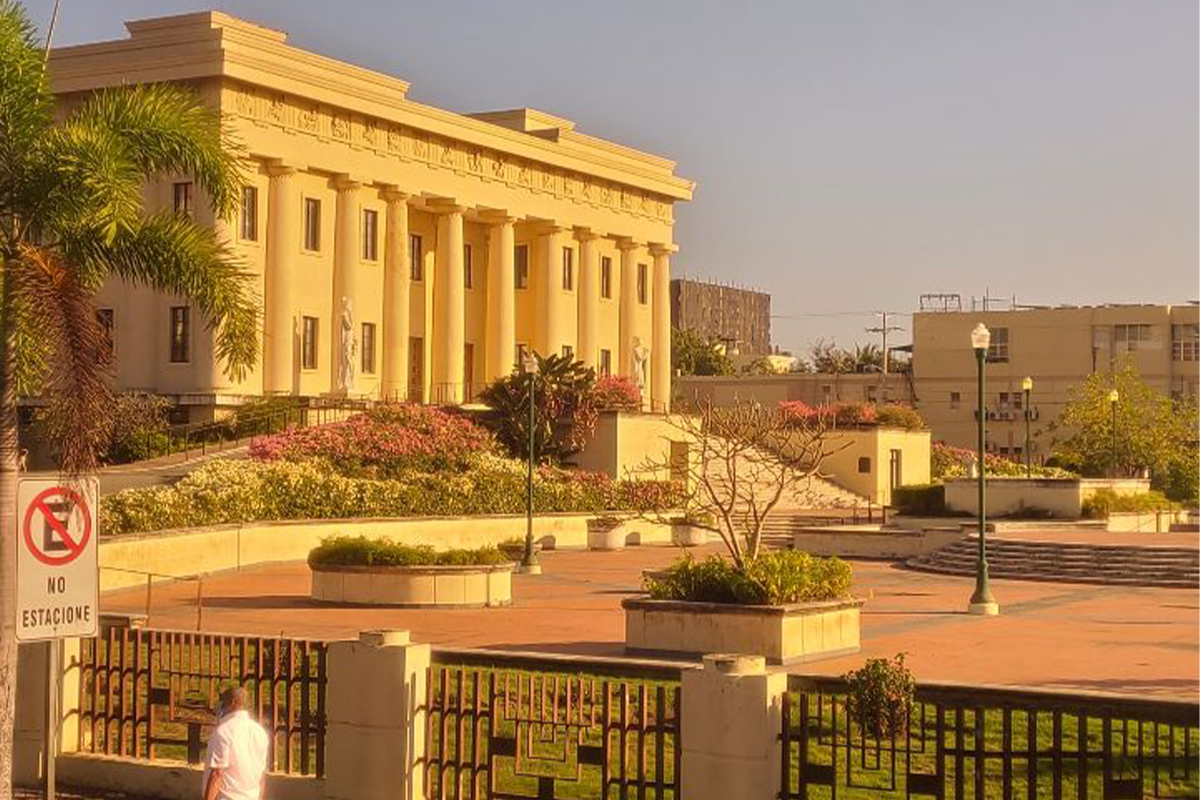 Downtown of the Dominican Republic's capitol which is our country of the month.