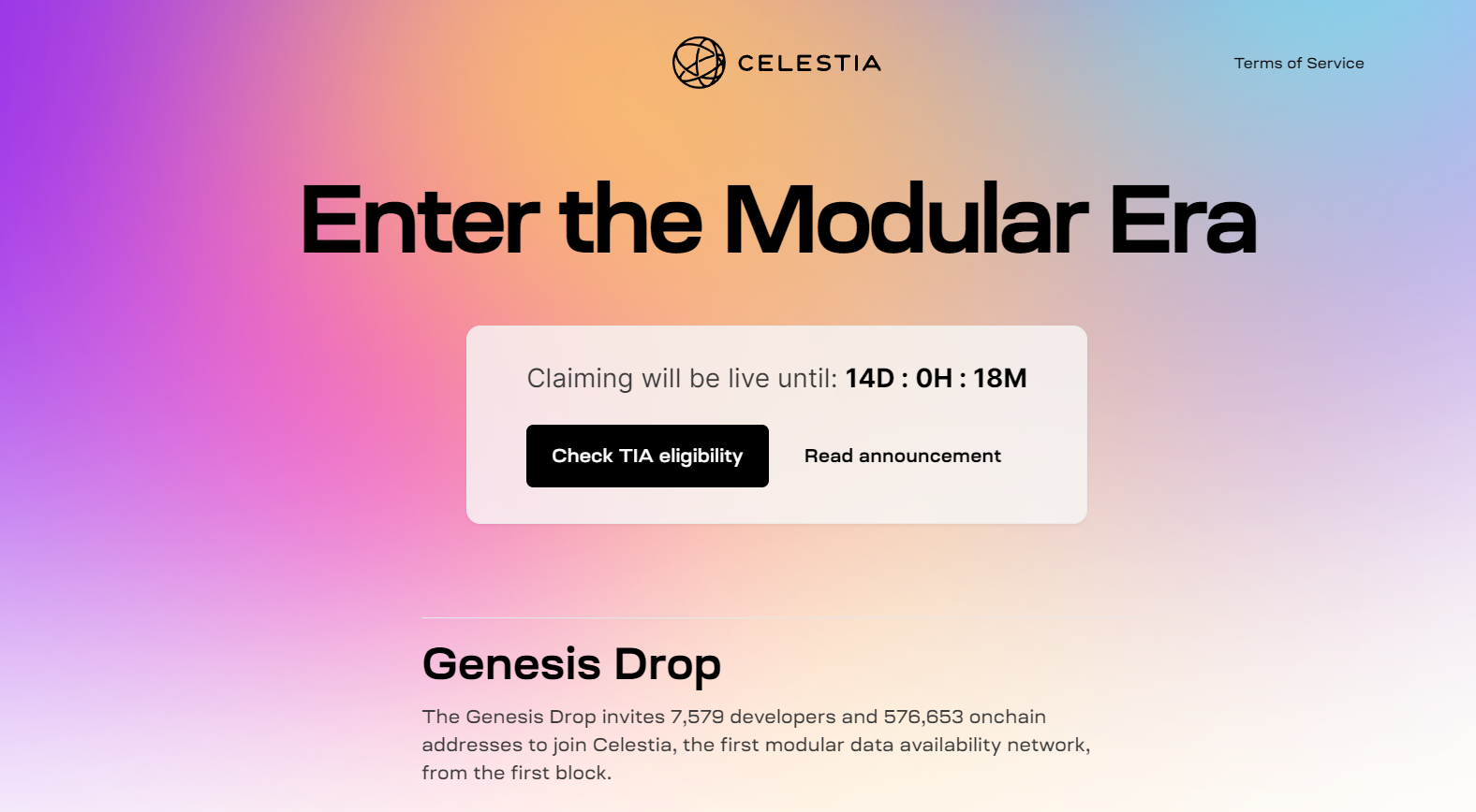 airdrop crypto celestia