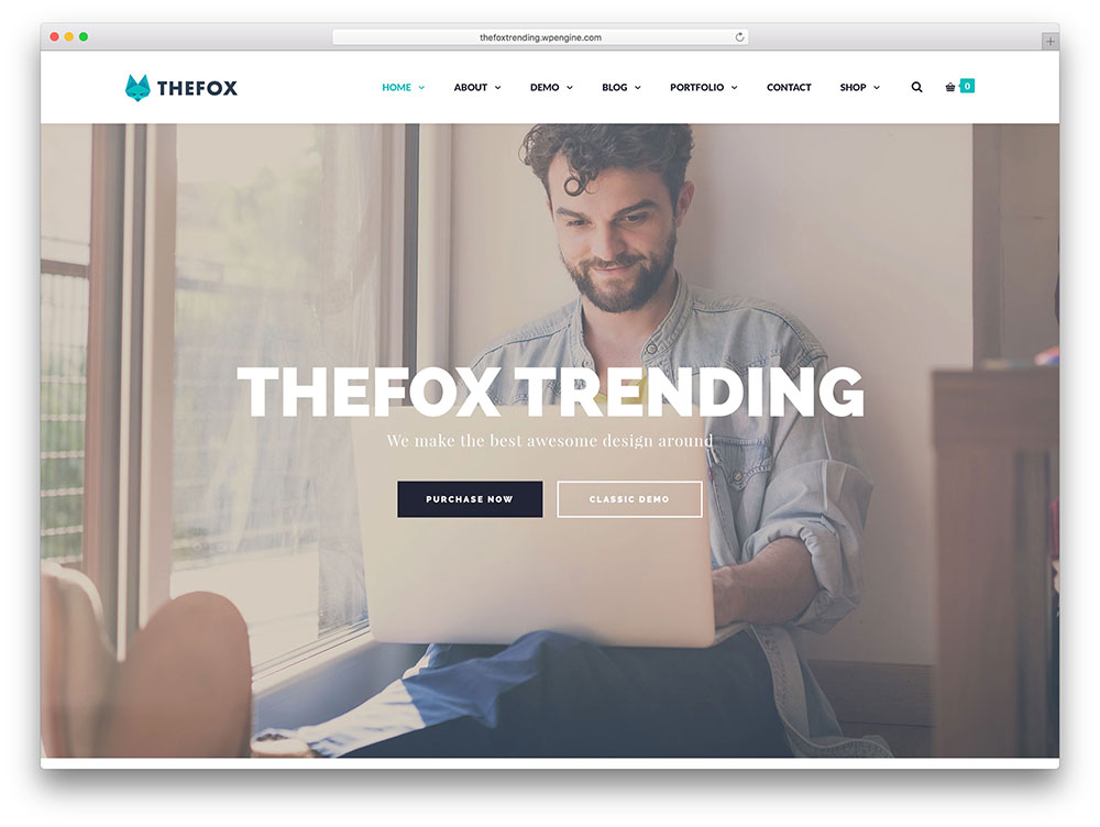 thefox - tema corporativo moderno