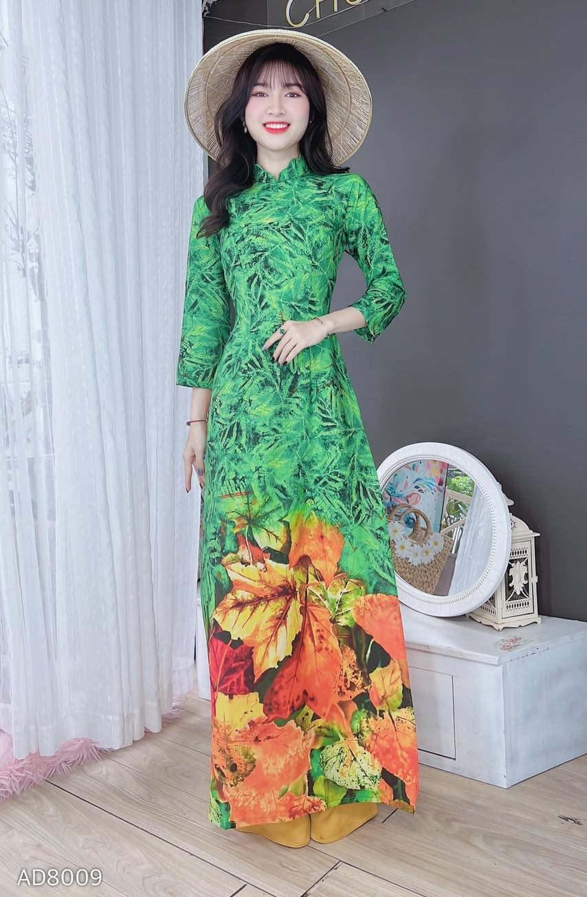 Áo Dài Hawai Thổ Cẩm AD8009