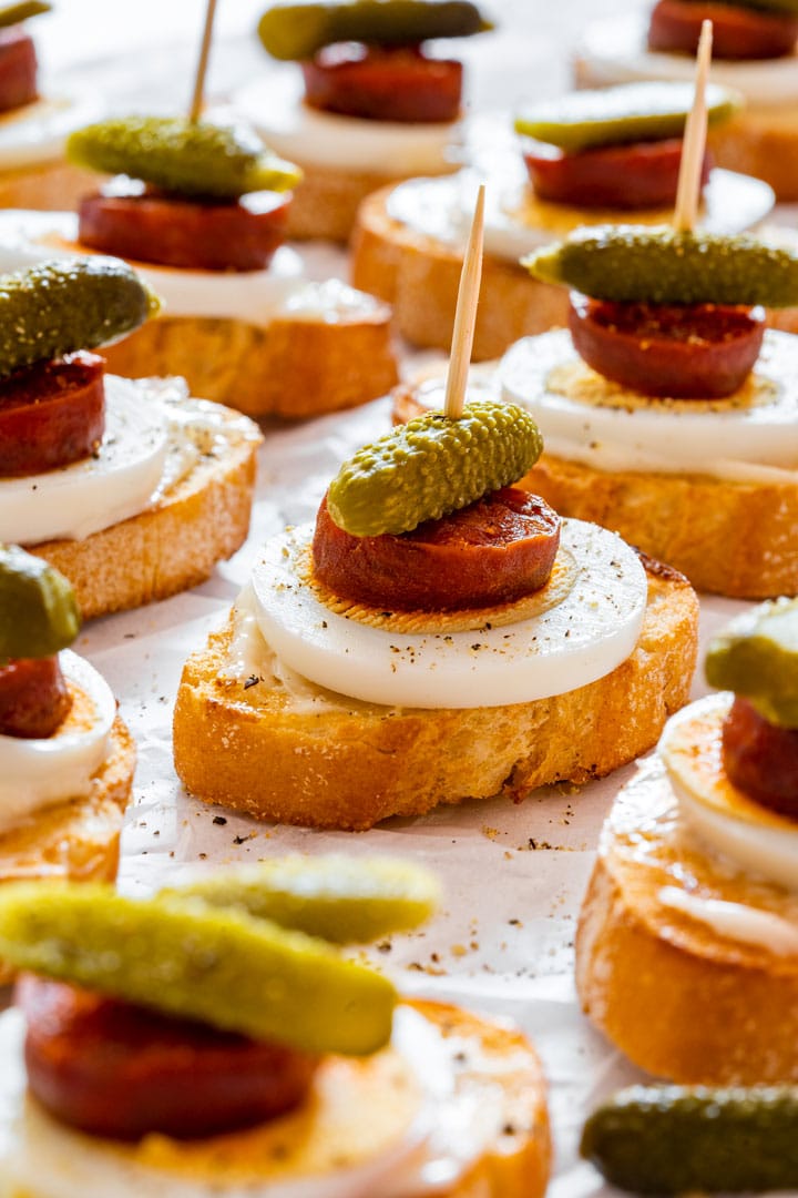 Chorizo Crostini 