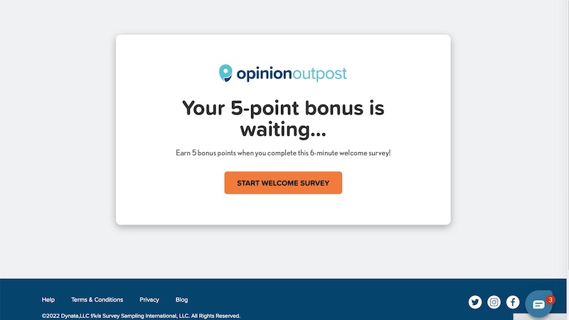 Opinion Outpost sign up bonus