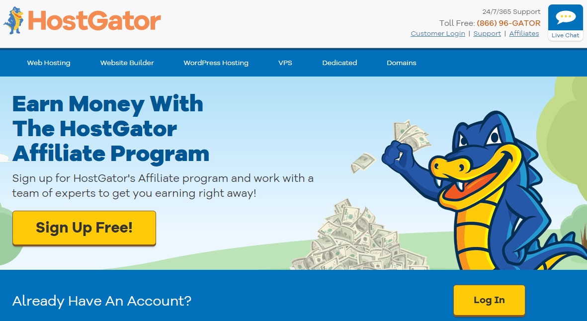 Hostgator affiliate programs