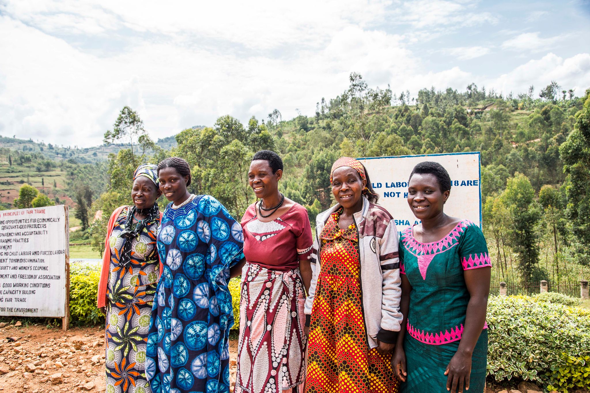 Kaffeebäuerinnen in Ruanda, Produzentinnen von Angelique's Finest, Kaffee aus Frauenhand