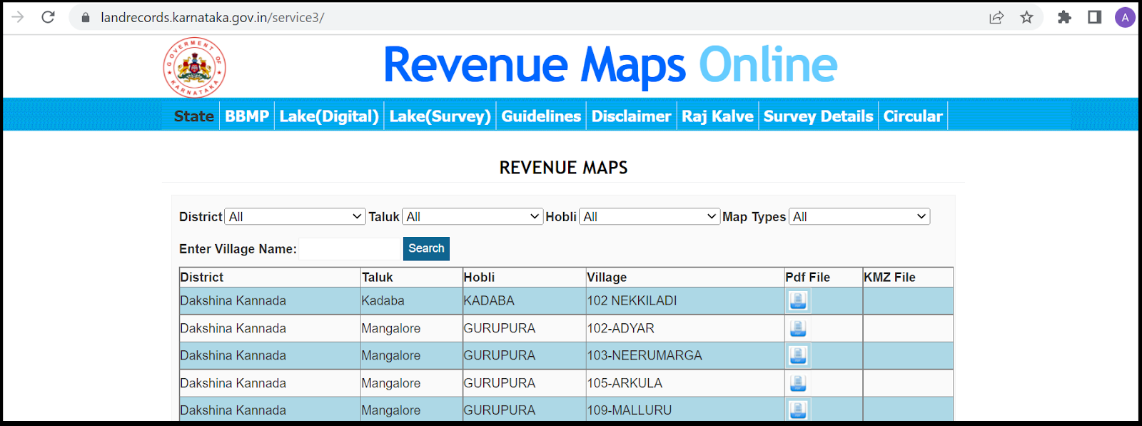 Land Survey Maps Online Karnataka Bhu Naksha Karnataka: View Land Maps Online In Karnataka @ Landrecords. Karnataka.gov.in