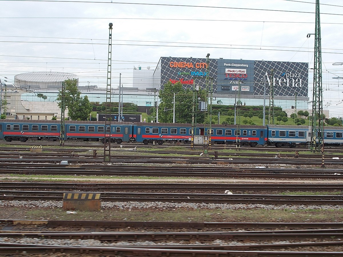 Arena Mall, pictured beside Keleti Railway