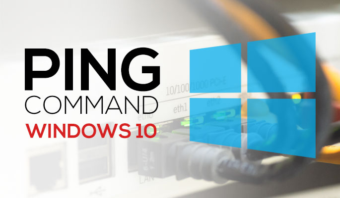 how to check ping windows 10