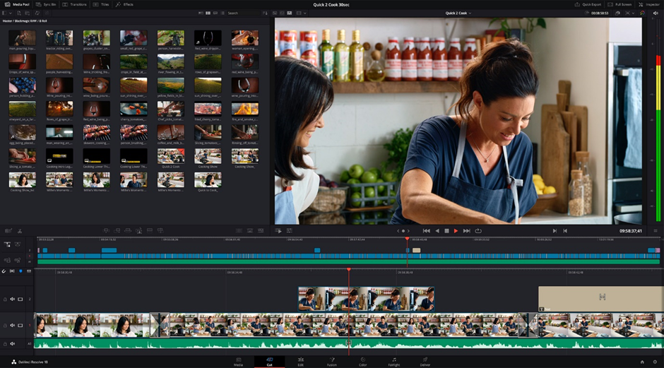 video editing tools Davinci Resolve