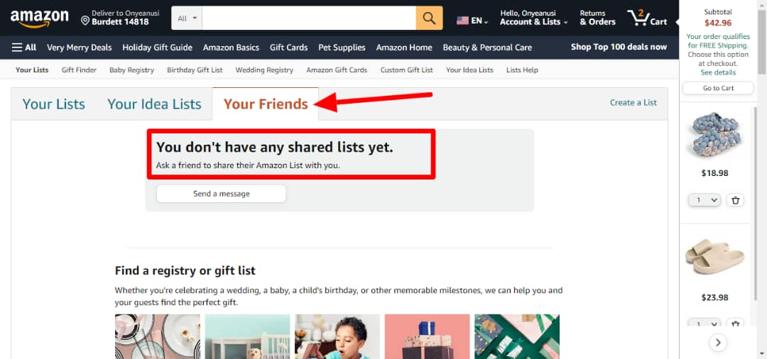 How To View Amazon Private Wishlist On Desktop - image 3