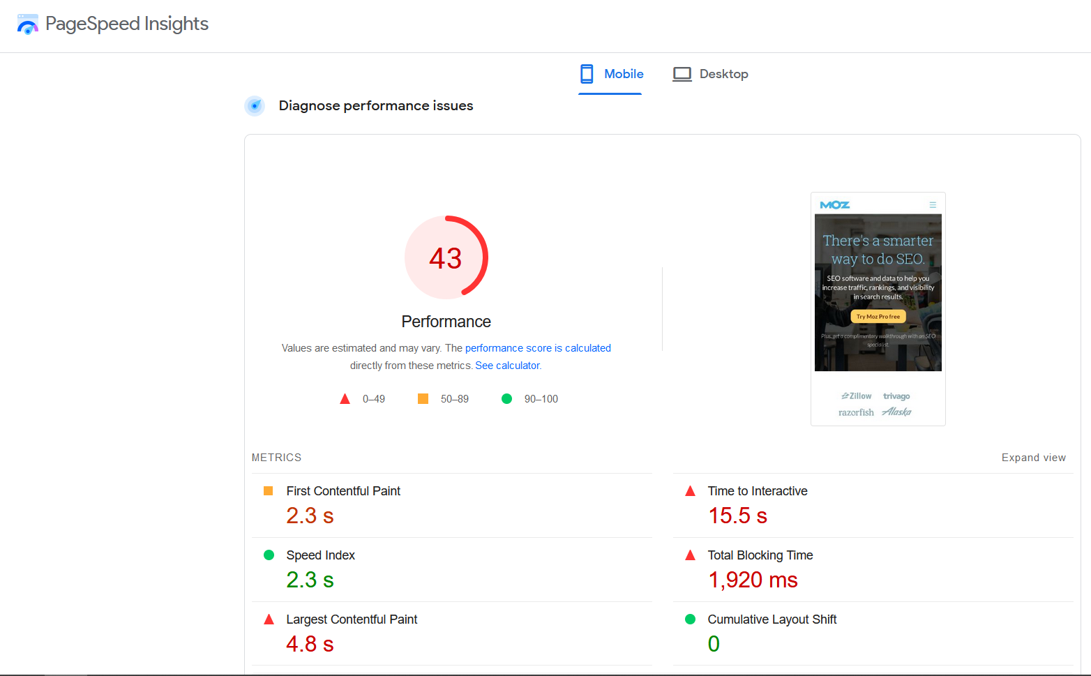 Use Page Speed Insights to fix performance issues on your website.