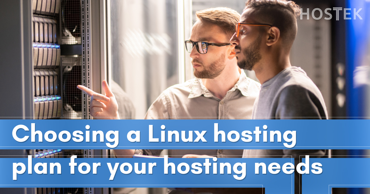 Choosing a Linux hosting plan