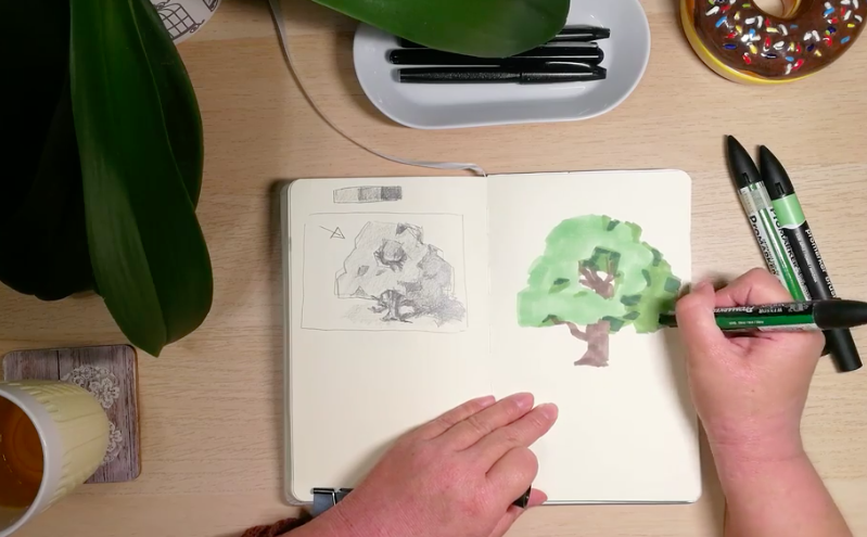 tree drawing