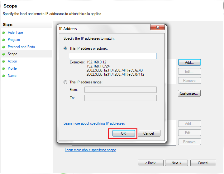 How to Add IP Address in Windows Firewall?