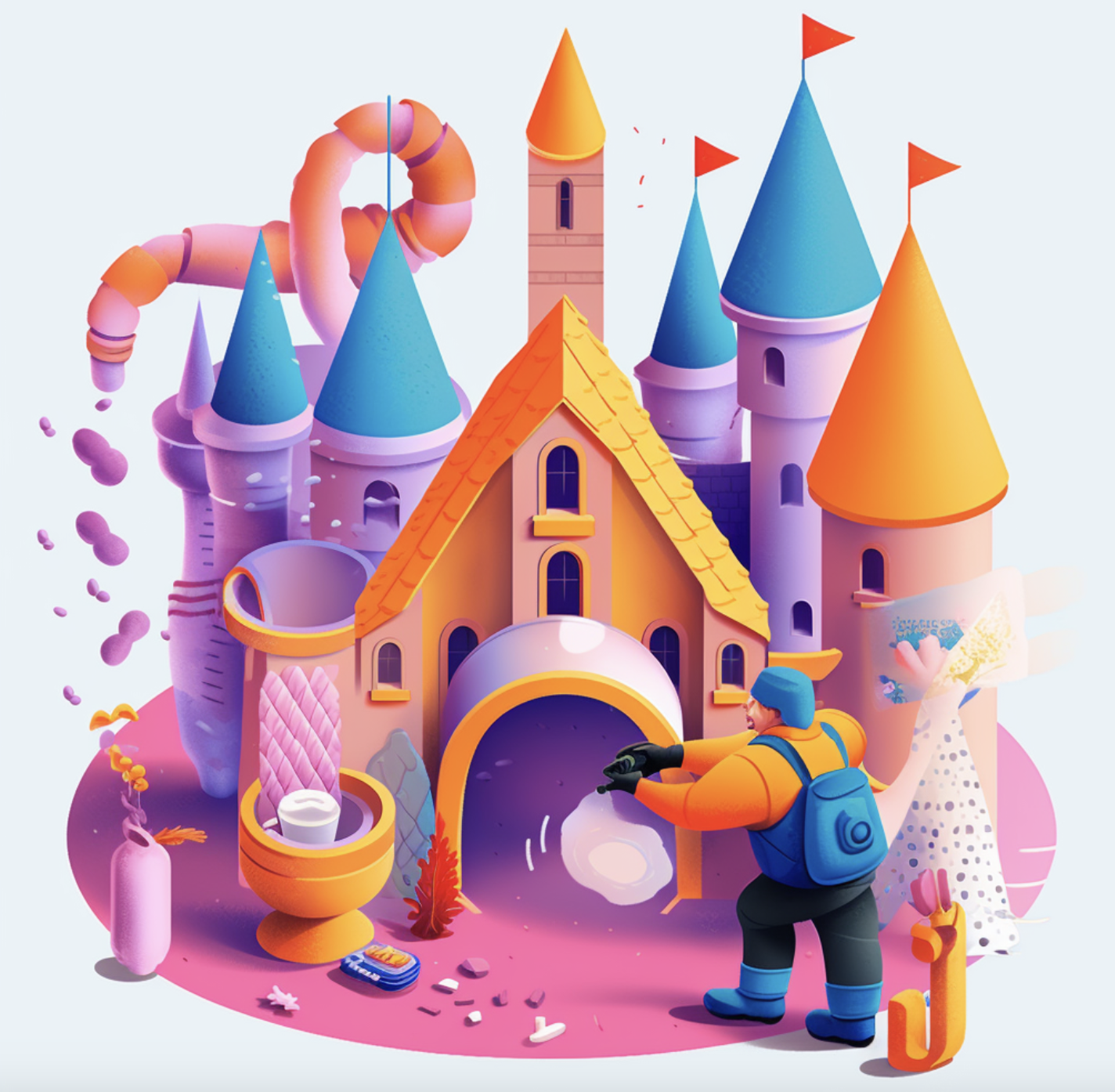 A Step-By-Step Guide To Cleaning And Sanitizing Your Inflatable Castle
