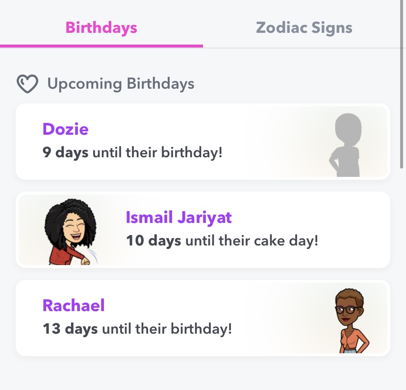 How to See Birthdays on Snapchat