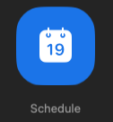 Graphic of Zoom Calendar schedule button