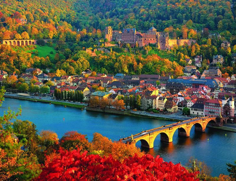 8.A place to visit in the Fall.Heidelberg, Germany | Viajar a alemania,  Heidelberg, Viaje a europa