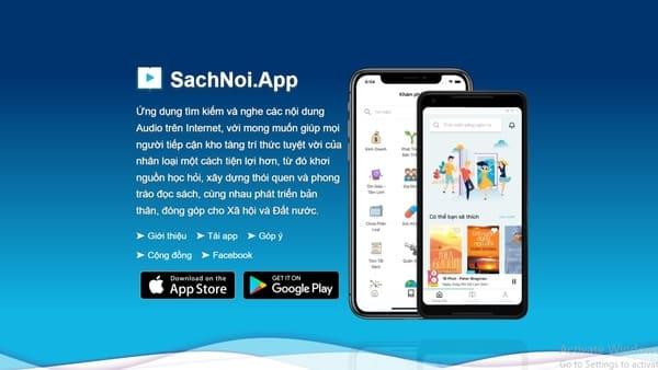 Sachnoi.app - app nghe sách nói miễn phí với nhiều đầu sách phong phú
