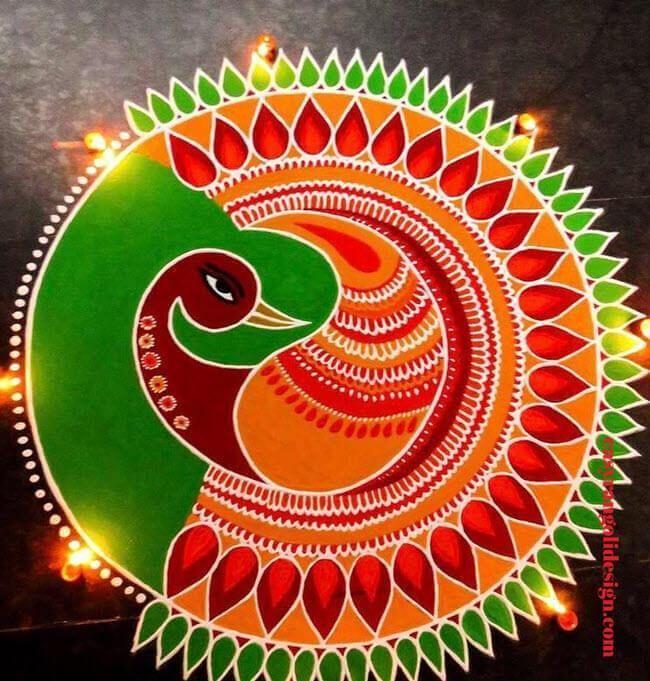 Latest rangoli designs for competition